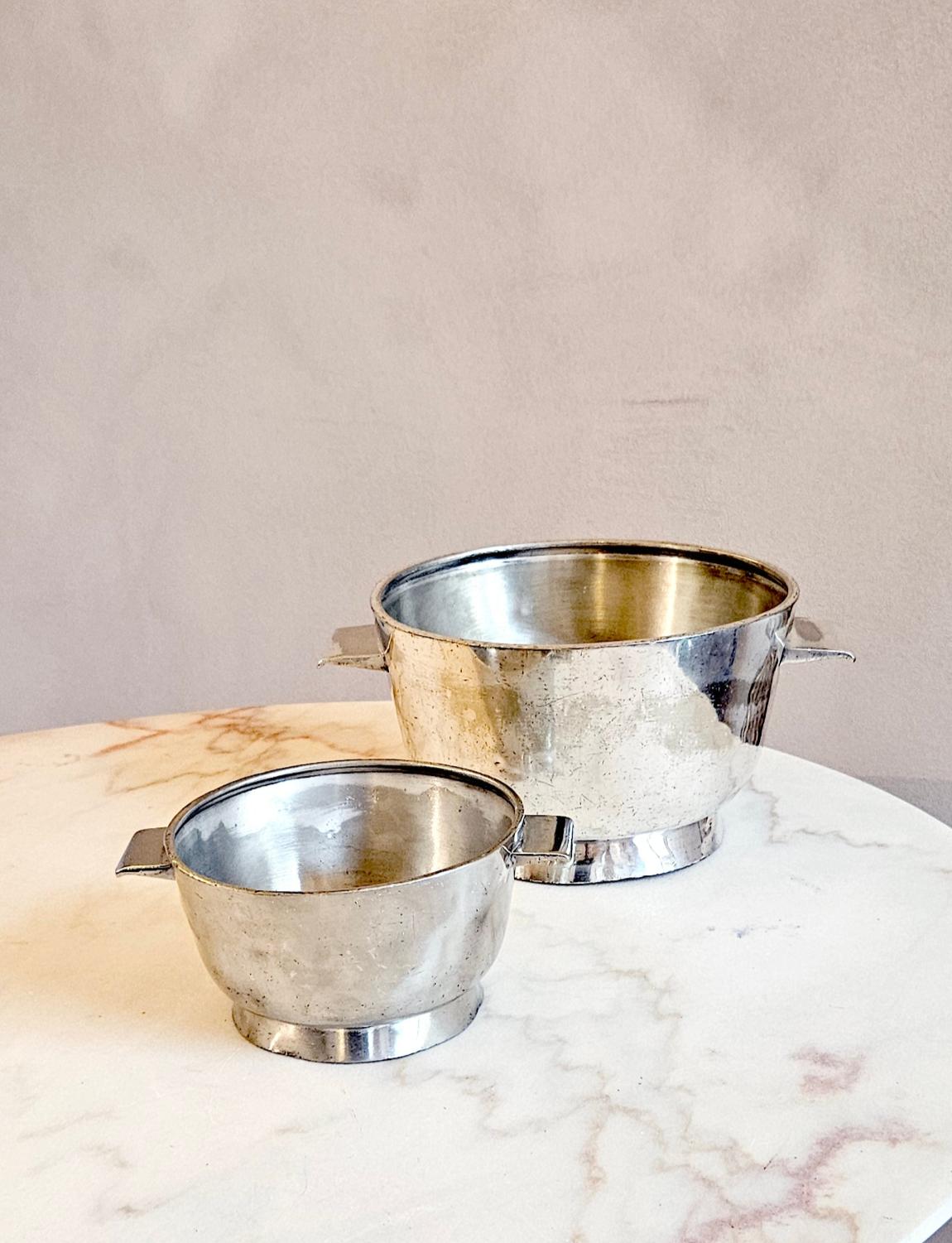 Métal Bol en argent Gio Ponti pour Krupp Milano des années 1960