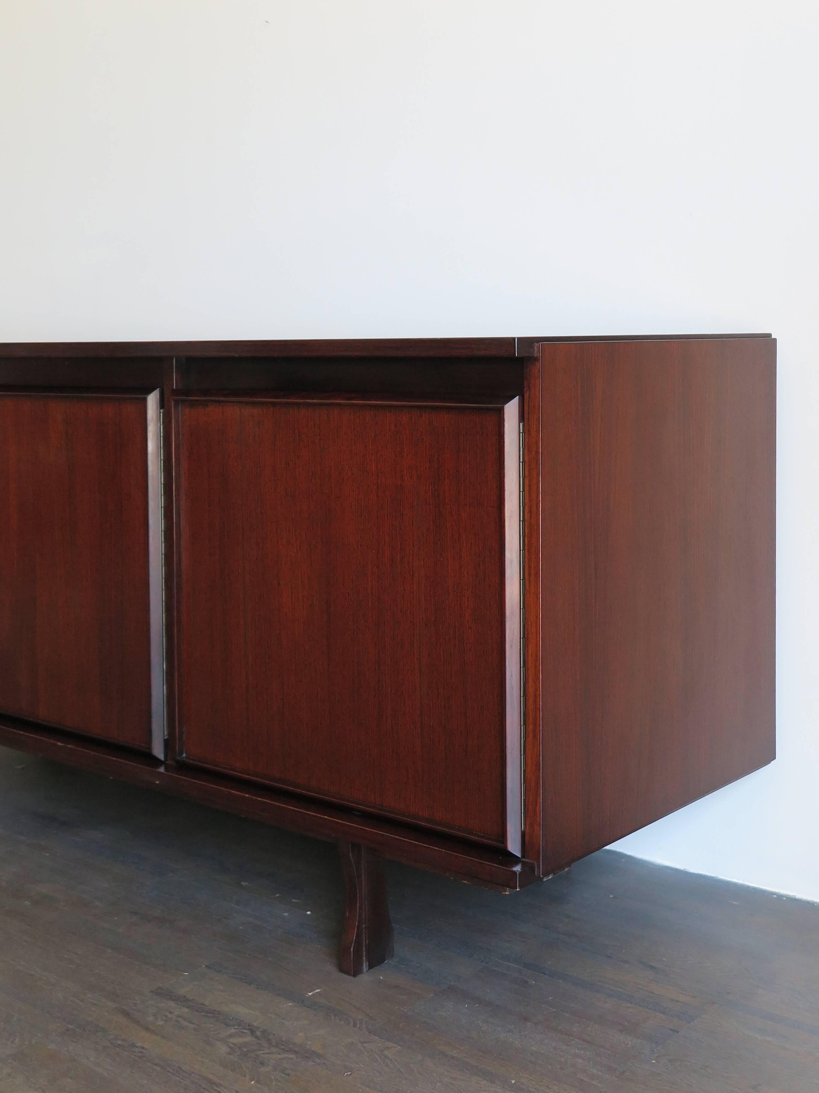 1960s Giovanni Ausenda Italian Midcentury Rosewood Sideboard for Stilwood 4