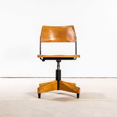 1960's Giroflex Angular Swivel Desk Chair