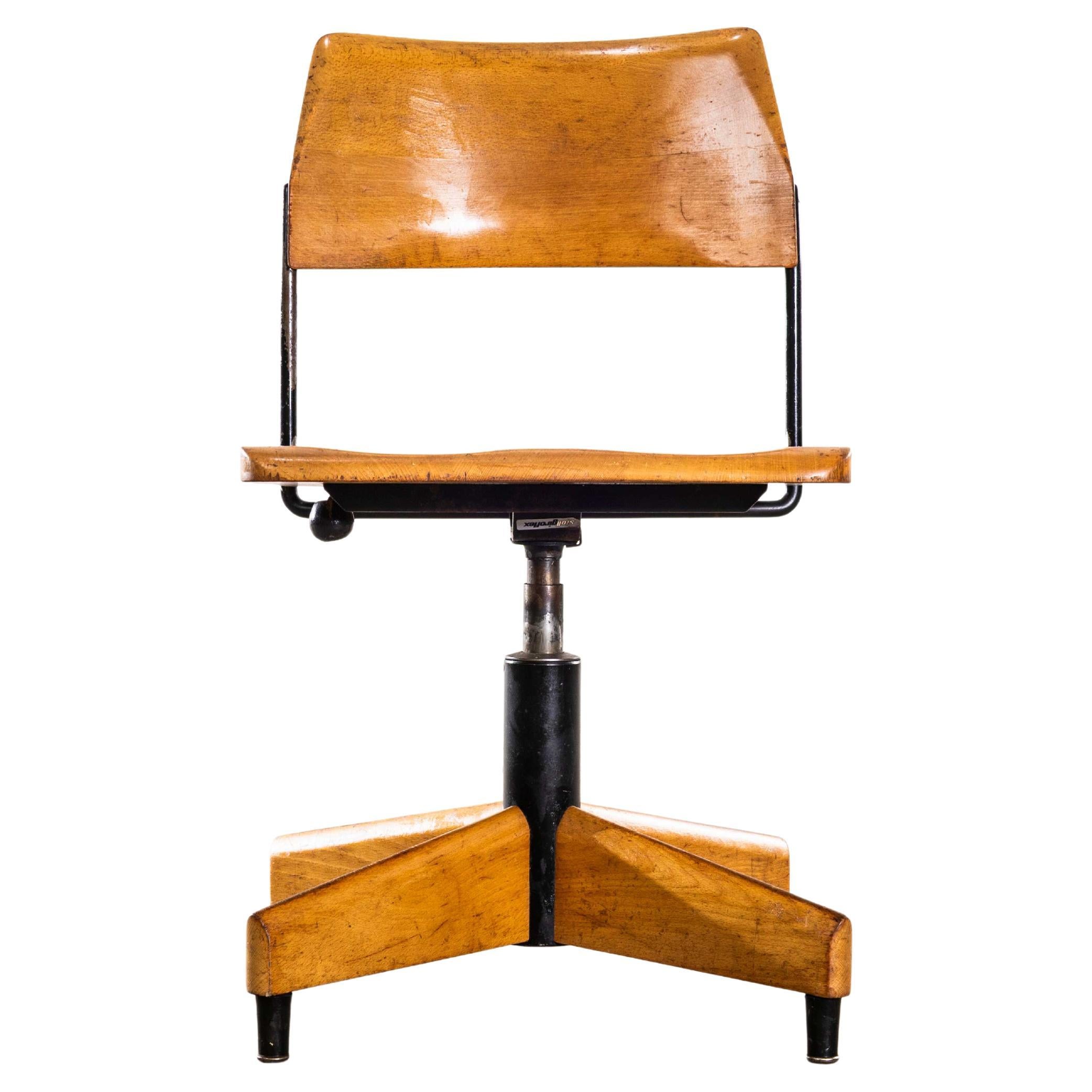 1960
s Giroflex Angular Swivel Desk Chair