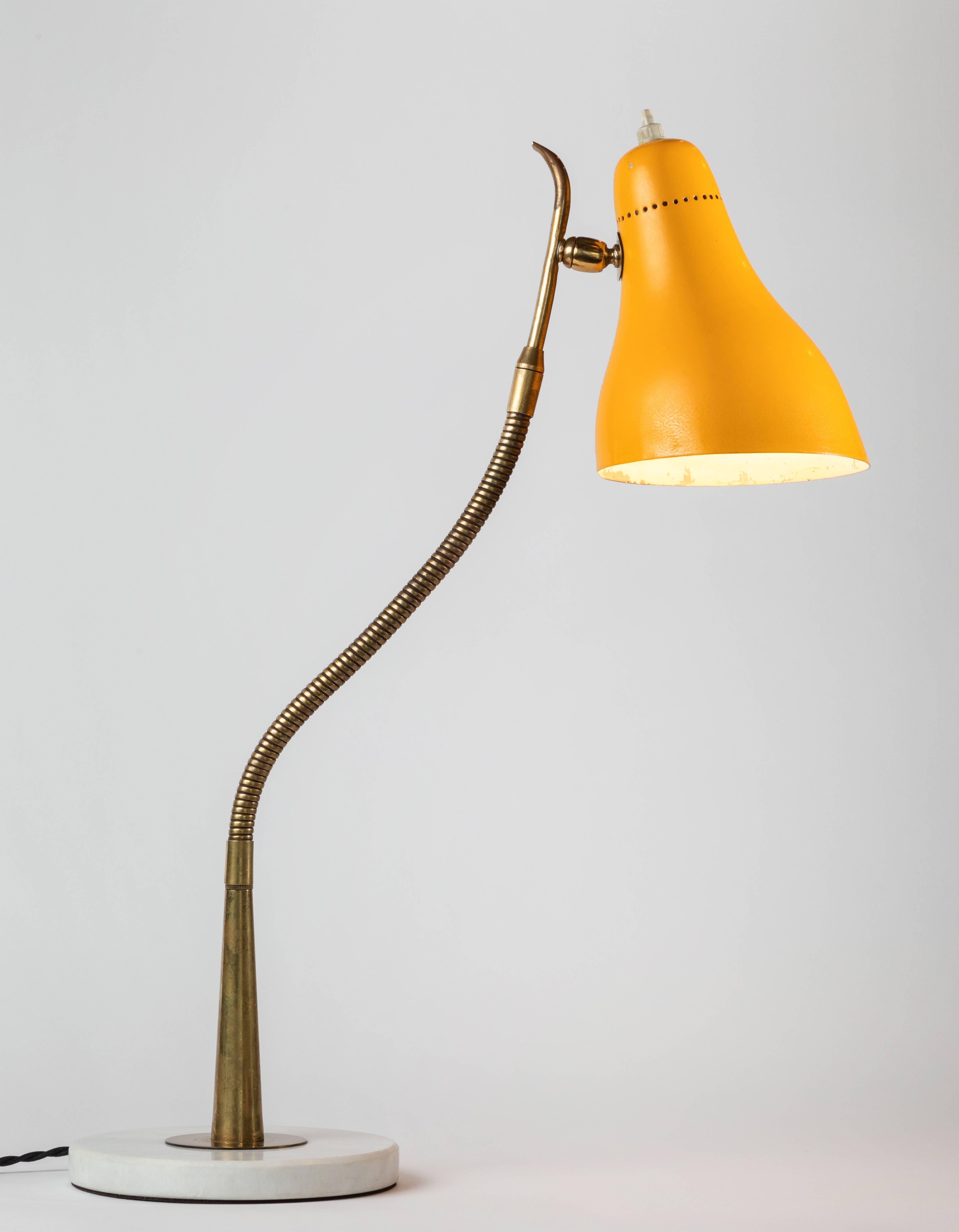 Metal 1960s Giuseppe Ostuni Table Lamp for O-Luce