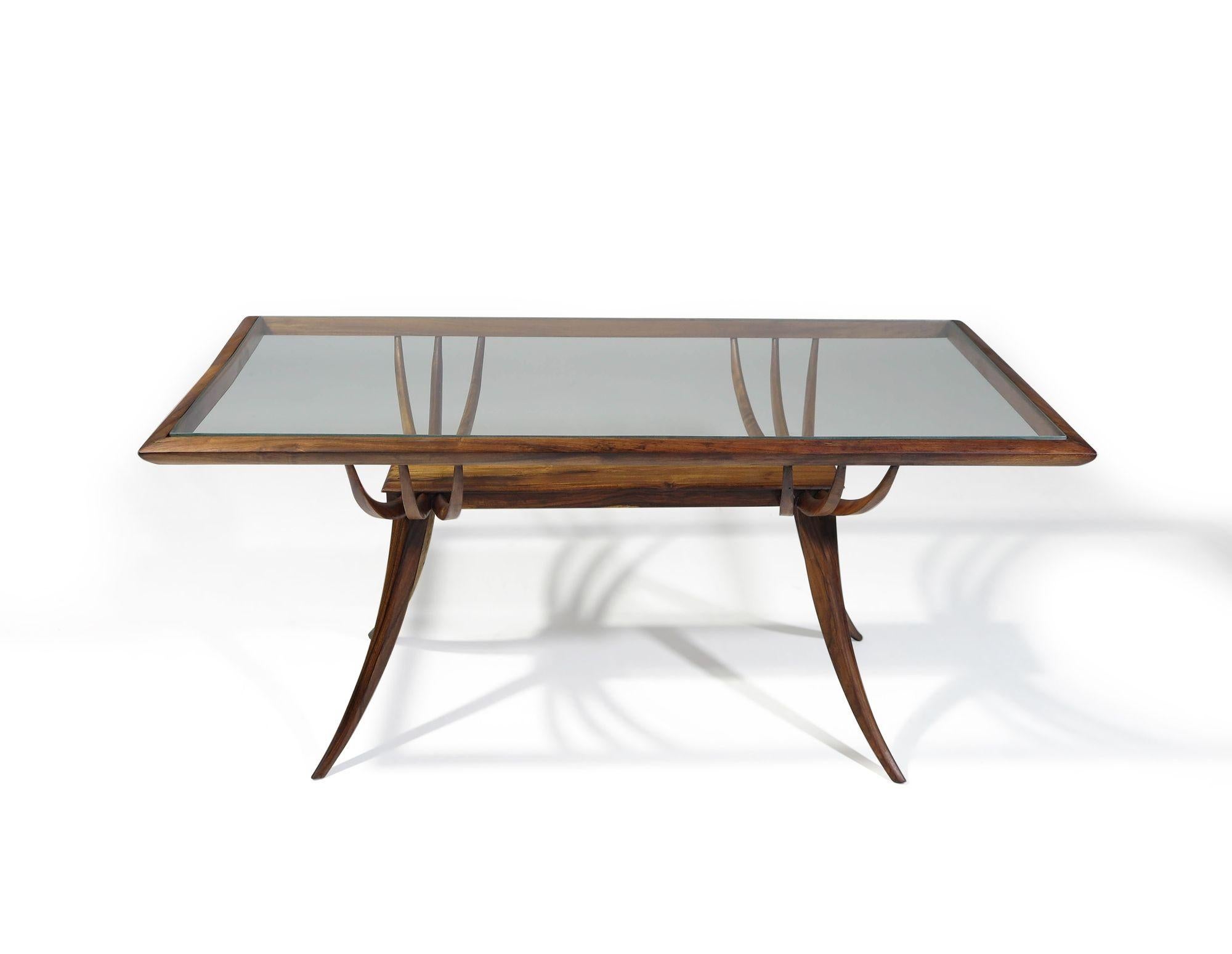 Huilé Table basse ou d'appoint Giuseppe Scapinelli, Brésil, années 1960 en vente