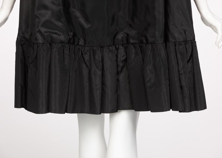 1960s Givenchy Unlabelled Black Taffeta Evening Jacket at 1stDibs