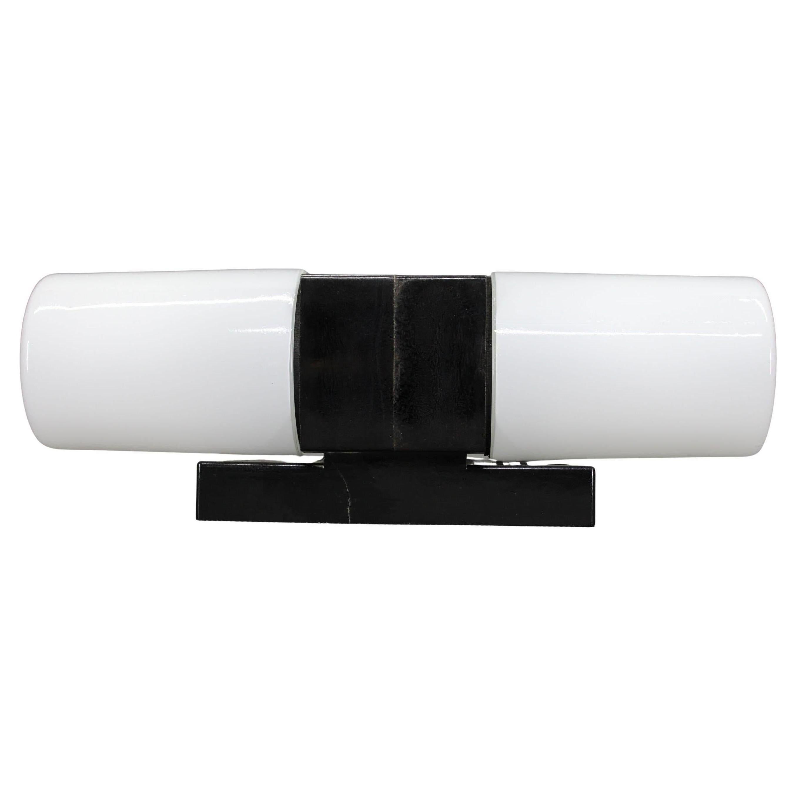 1960s Glass/Bakelite Wall Light , Czechoslovakia For Sale