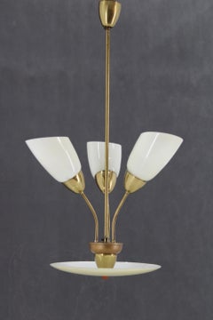 1960s Glass Chandelier by Kamenicky Senov, Czechoslovakia