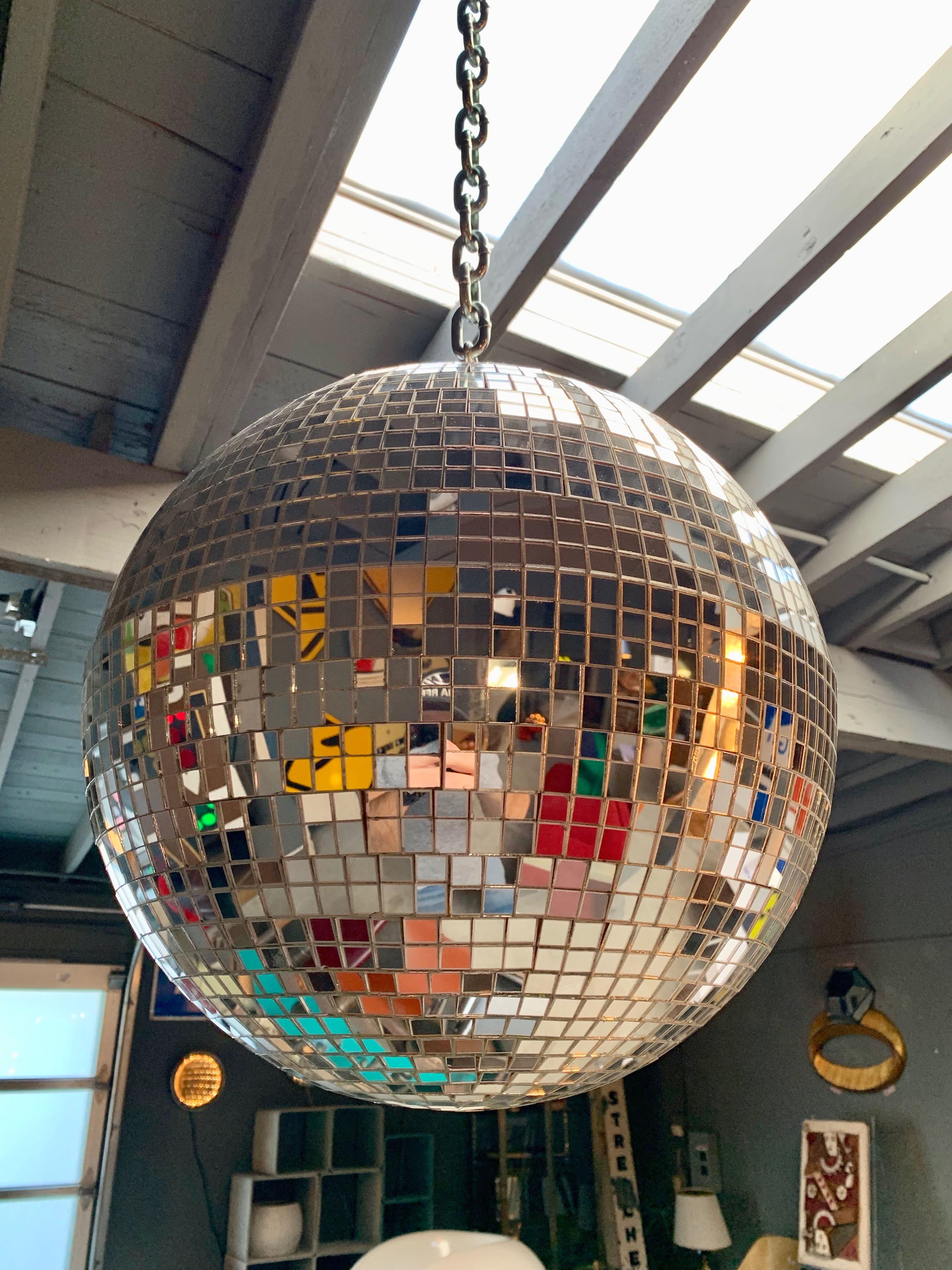 Mid-20th Century 1960s Glass Disco Ball