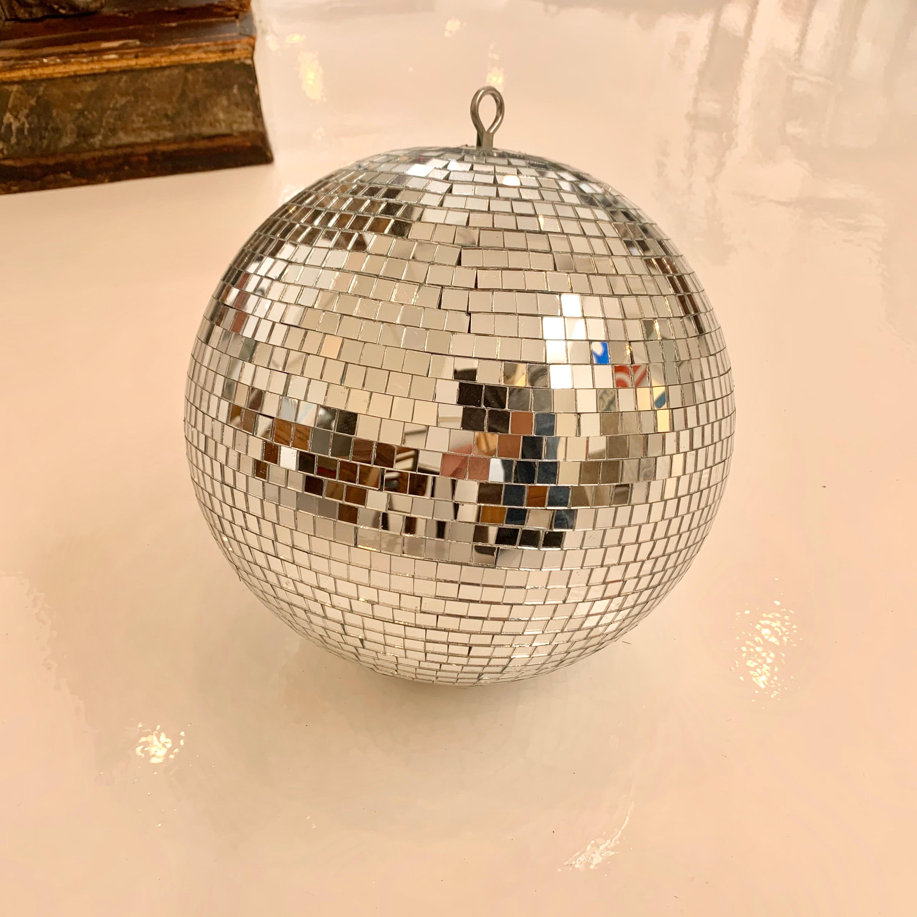 American 1960s Glass Disco Ball