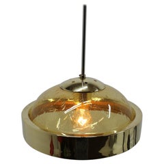 1960s Glass Space Age Lamp, Czechoslovakia
