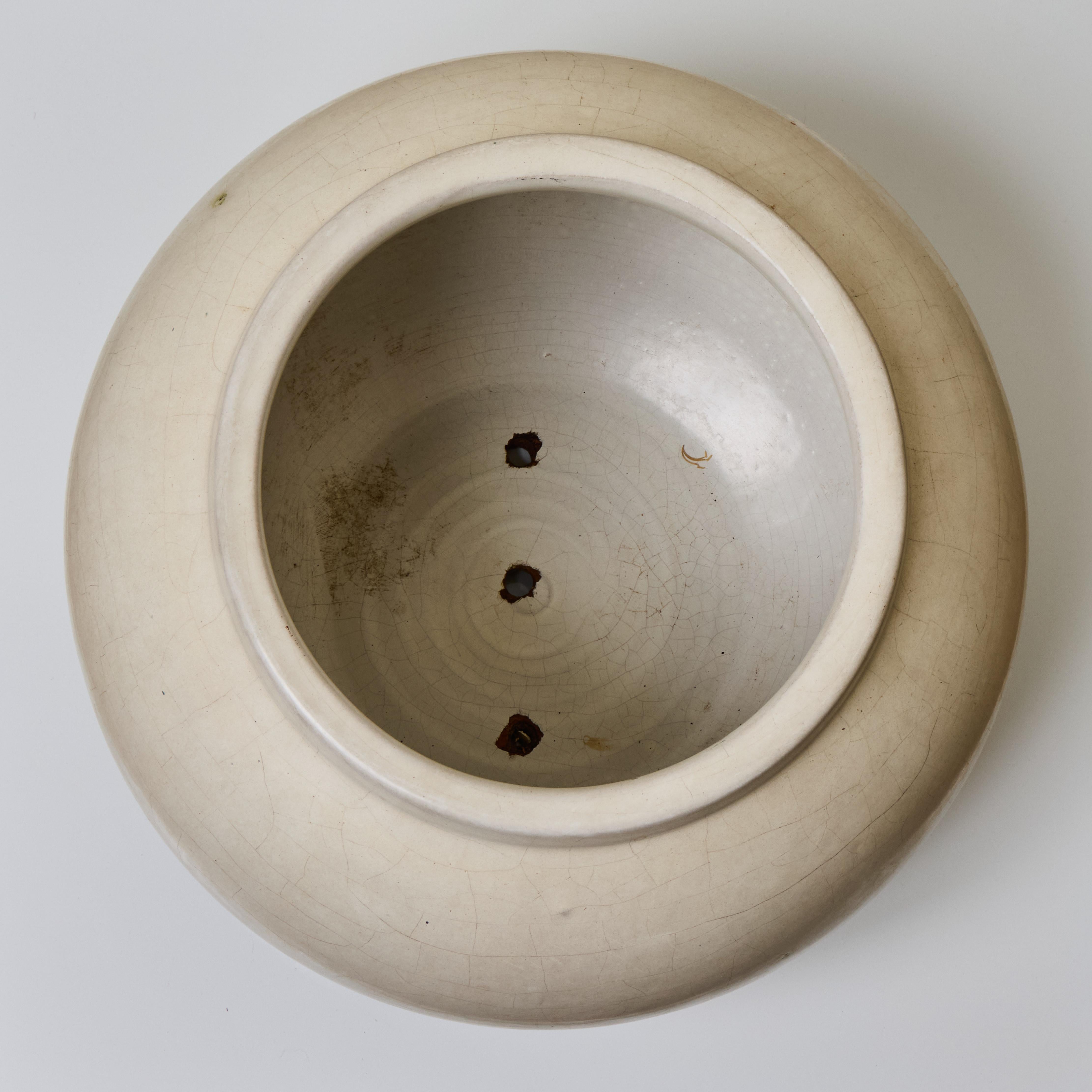 1960s Glazed Ceramic Pot Attributed to John Follis for Architectural Pottery im Angebot 3