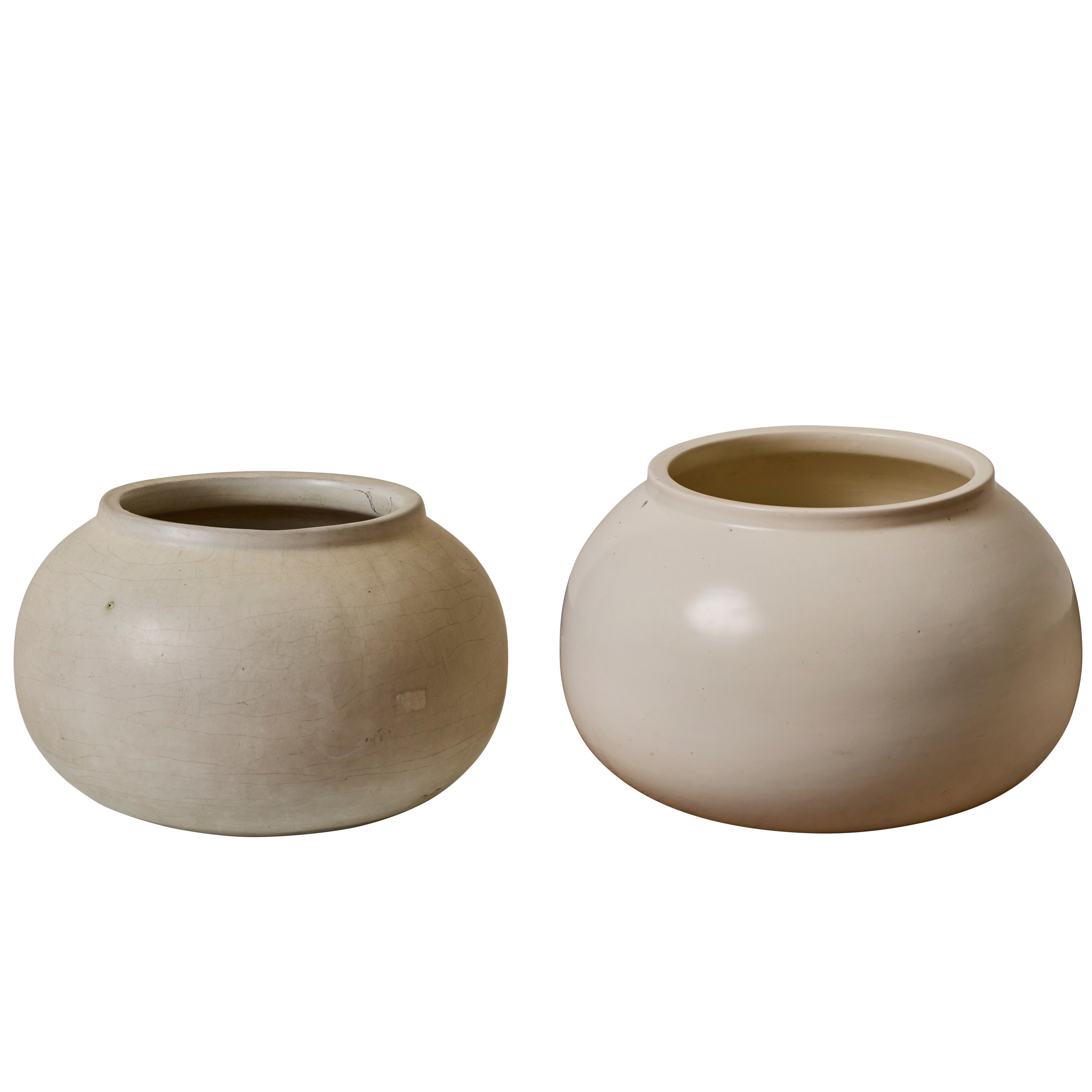 1960s Glazed Ceramic Pot Attributed to John Follis for Architectural Pottery im Angebot 5