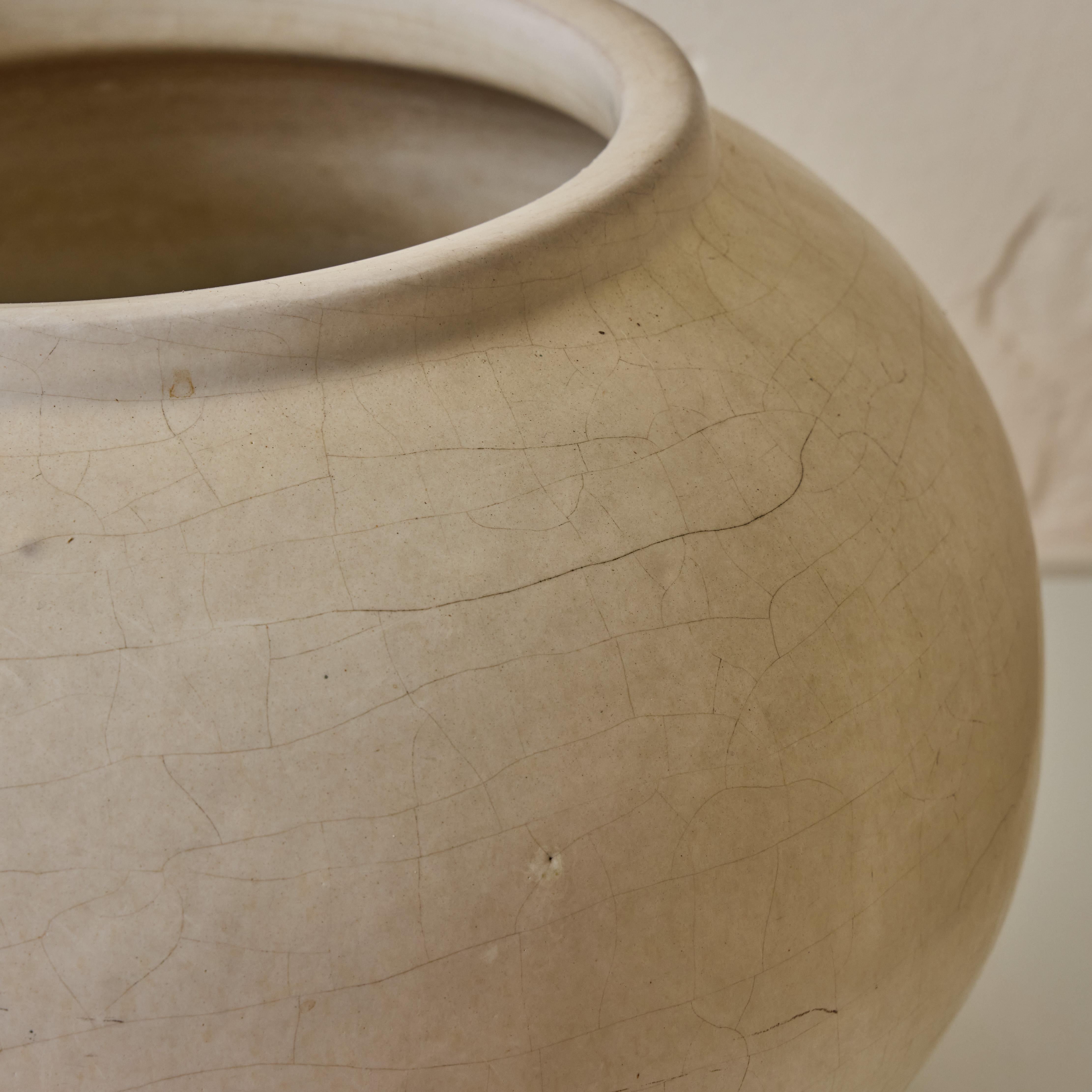 1960s Glazed Ceramic Pot Attributed to John Follis for Architectural Pottery im Angebot 1