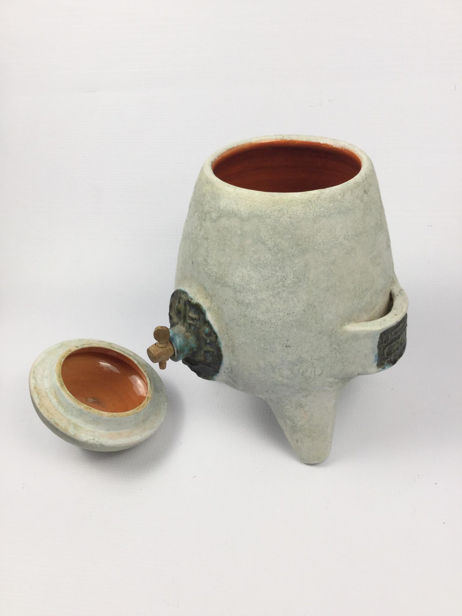 Acetiera in ceramica del 1960 attribuita a Les 2 Potiers In condizioni buone in vendita a London, GB