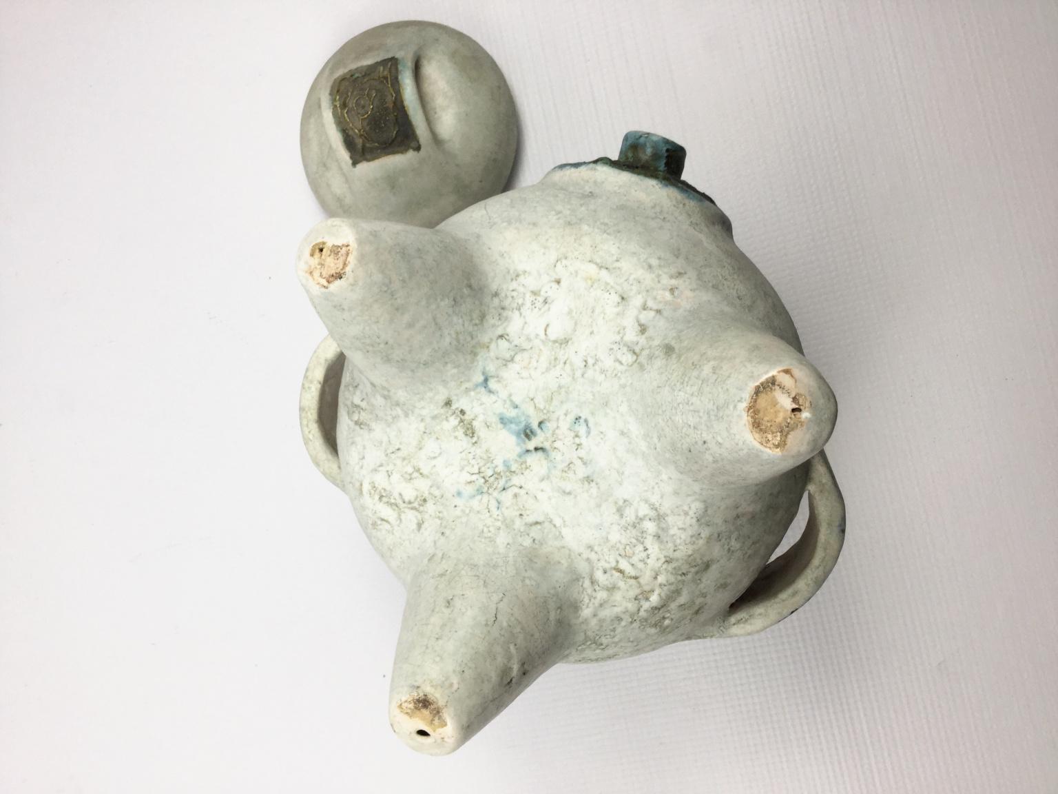 Ceramica Acetiera in ceramica del 1960 attribuita a Les 2 Potiers in vendita