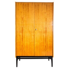 Glänzender Mid-Century-Schrank mit ebonisierten Beinen aus den 1960er Jahren