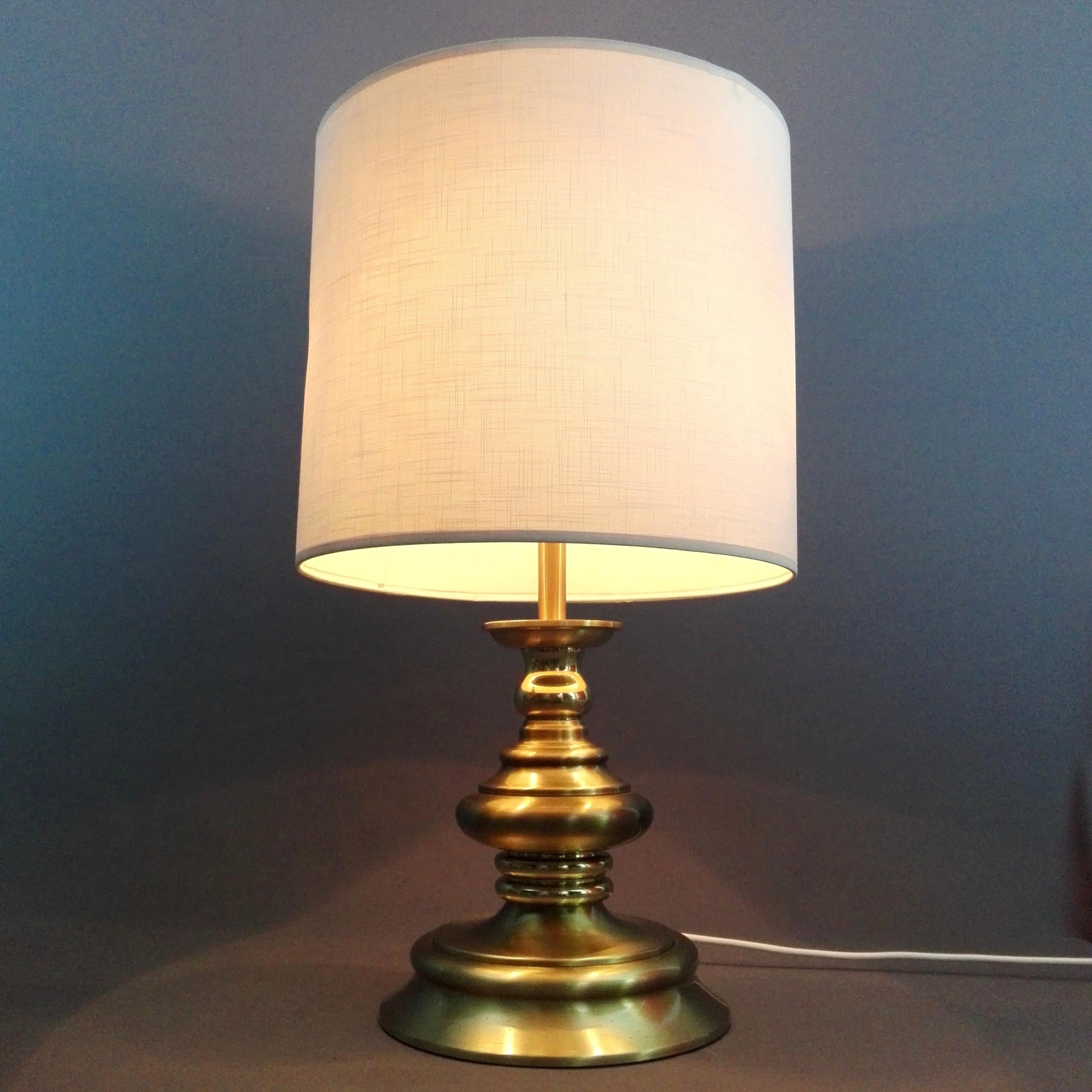 Italian  Goffredo Reggiani Marked 1960s Table/Floor Lamp in Solid Brass. For Sale