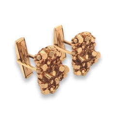 Manschettenknöpfe aus Gold aus den 1960er Jahren