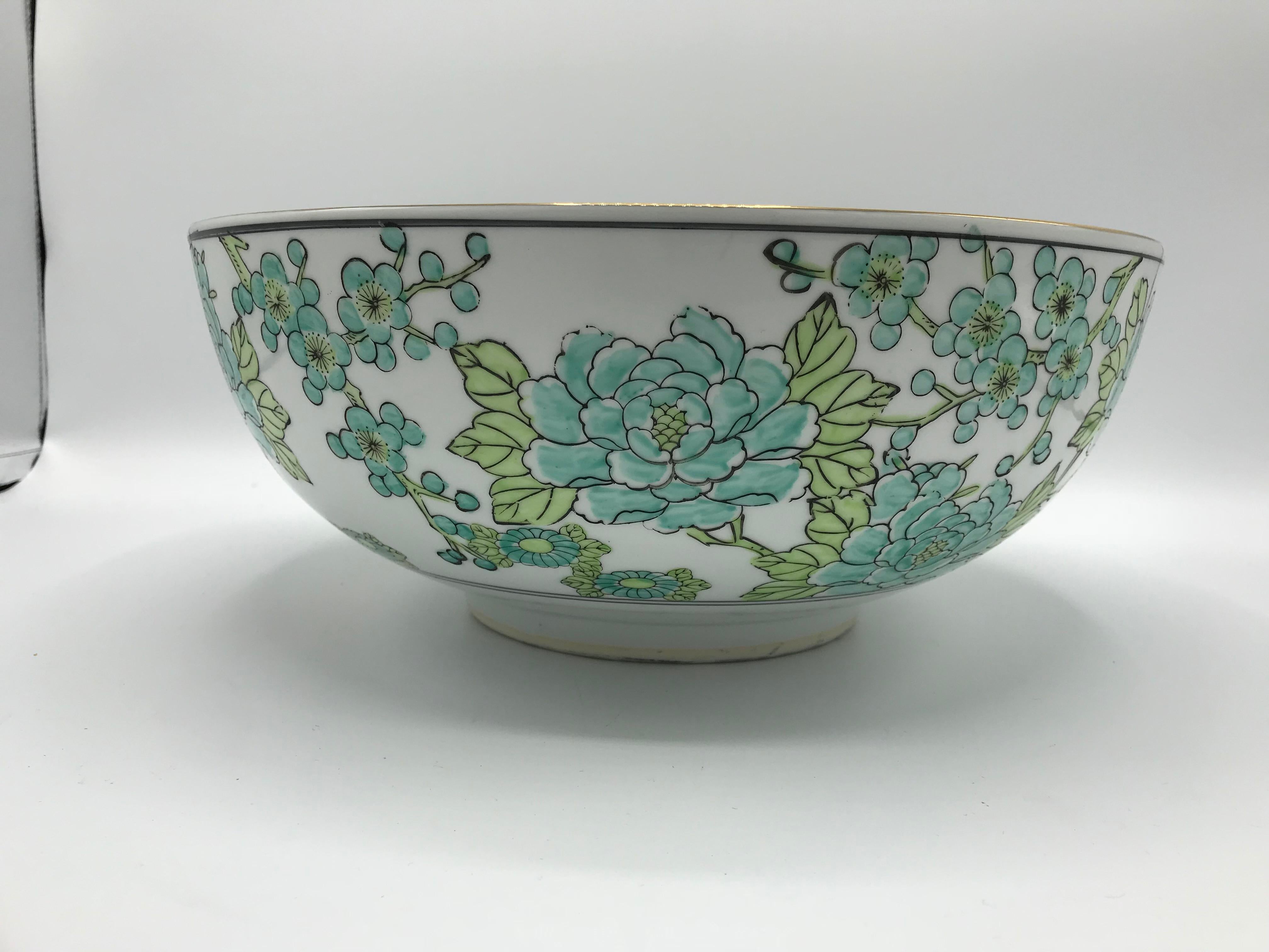 gold imari hand painted bowl