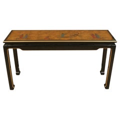 1960's Gold Leaf Asian Console