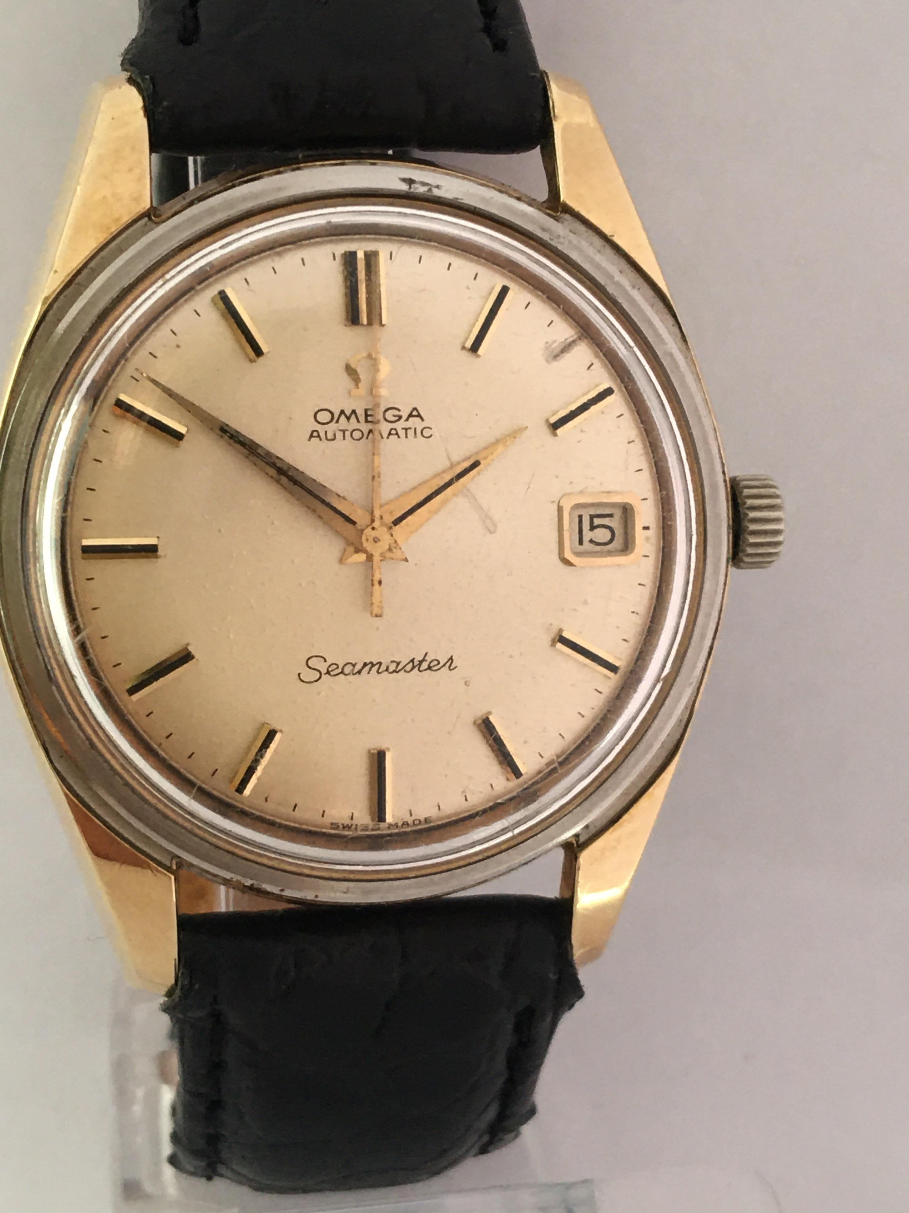 omega seamaster gold 1960s