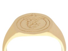 1960s Gold Signet Ring