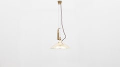 1960s Golden Brass Ceiling Lamp by Paavo Tynell 'b'