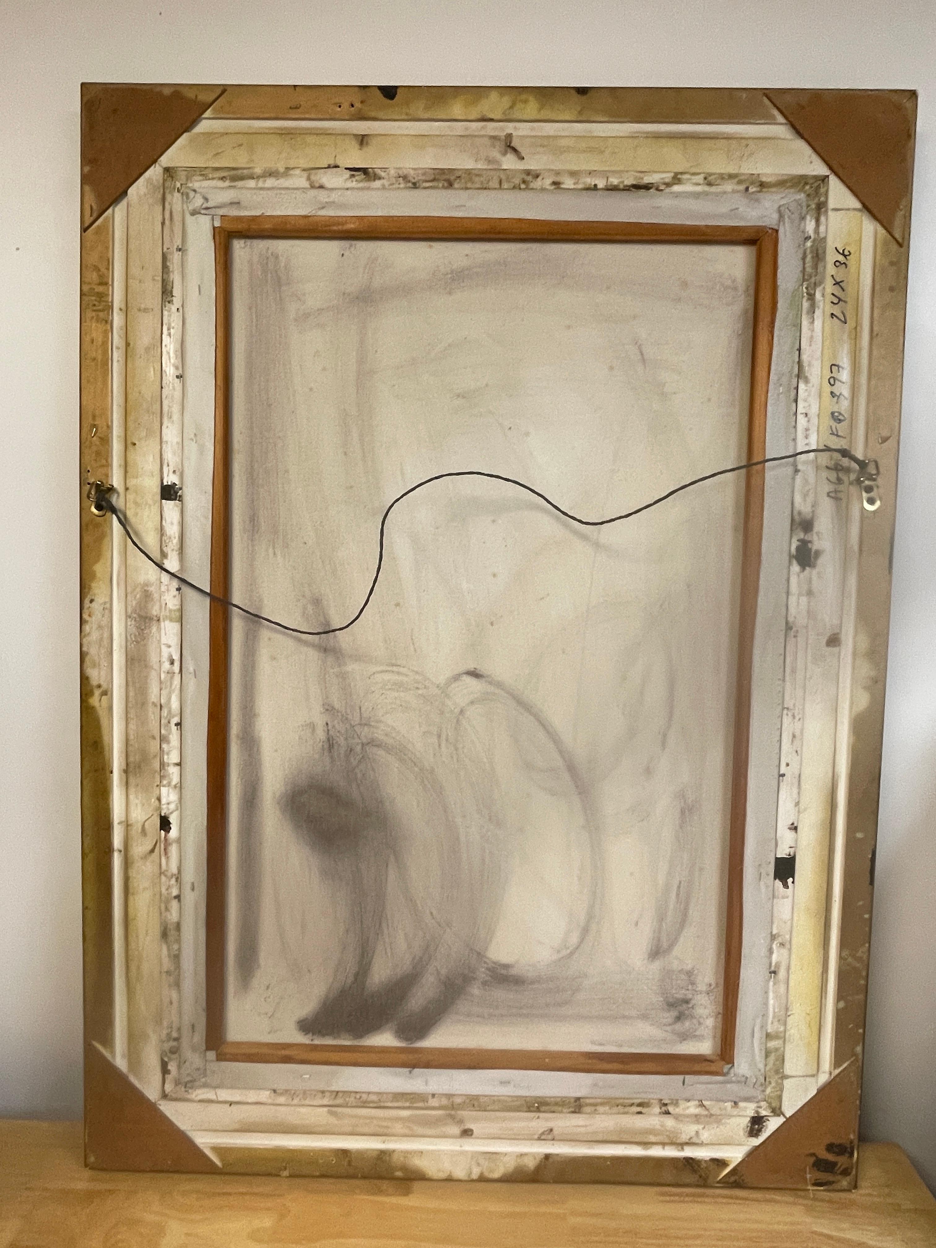 1960s Golf Pinup '8th Hole' by Roberto Moya In Good Condition For Sale In West Palm Beach, FL