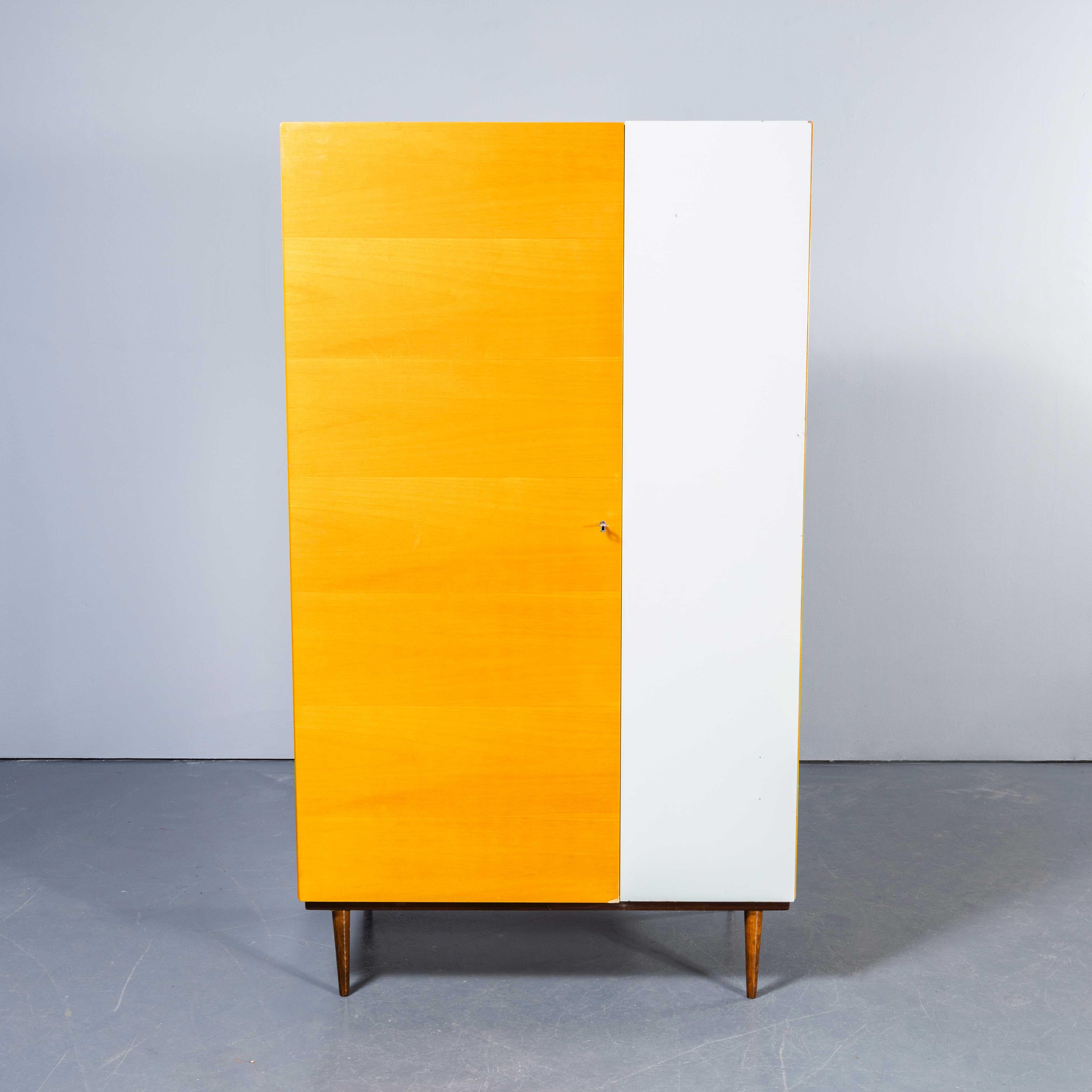 1960's Good Sized Mid Century Open Wardrobe - Up Zavody. 
Superb practical piece of mid century storage by the Czech maker Up Zavody and designed by Frantisek Mezulanik. Czech was a large producer of high quality mid century furniture following the