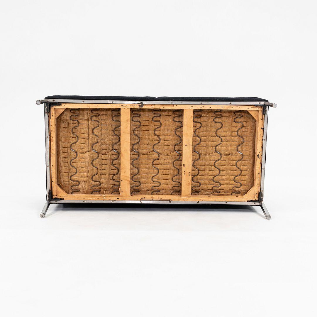 1960 Gordon Bunshaft y Davis Allen para Thonet Sofá loveseat de dos plazas Tuxedo en venta 3