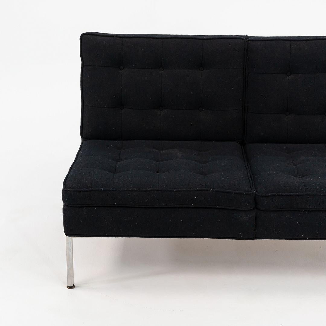 1960 Gordon Bunshaft y Davis Allen para Thonet Sofá loveseat de dos plazas Tuxedo en venta 1