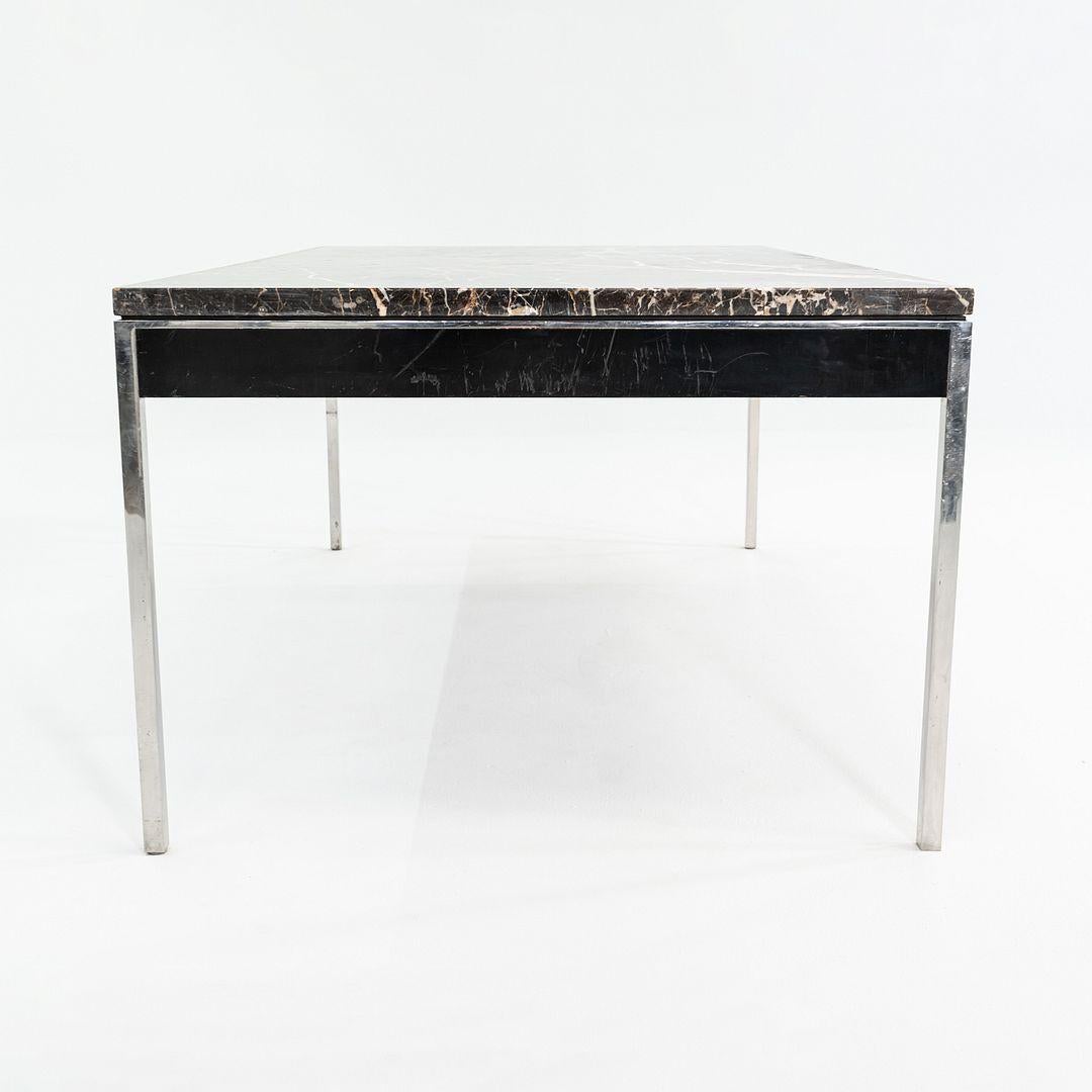 1960er Gordon Bunshaft und Davis Allen Marmor & Holz Tisch oder großen Schreibtisch 42x72