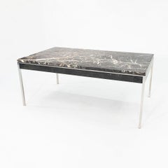 1960s Gordon Bunshaft and Davis Allen Marble & Wood Table or Large Desk 42x72"
