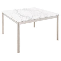 1960s Gordon Bunshaft & Davis Allen of SOM Stainless Steel Dining Table