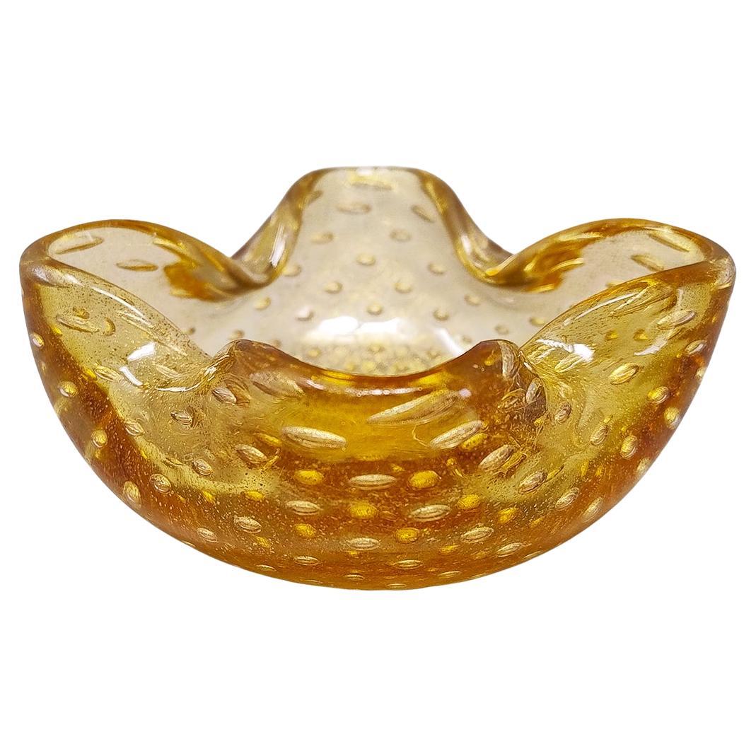 1960s Gorgeous Ashtray or Catchall by Flavio Poli for Seguso.