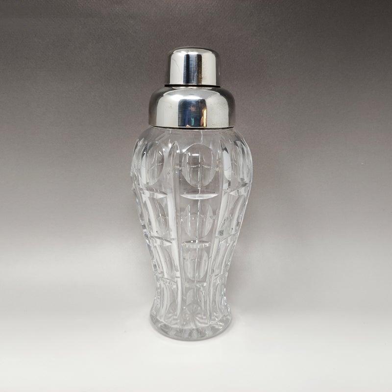 1960s Gorgeous Bohemian Cut Crystal Cocktail Shaker by Masini in excellent condition. Made in Italy
diam 3.93ʺW × 8.66ʺH inches
diam 10 cm x 22 cm H