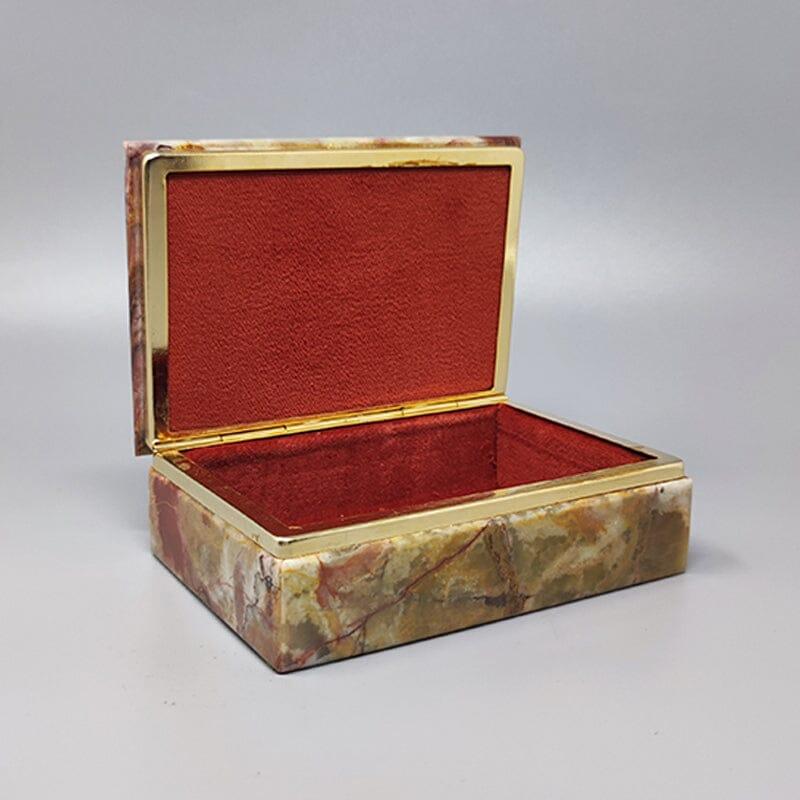 1960er Jahre Gorgeous Box in Onyx. Hergestellt in Italien (Mitte des 20. Jahrhunderts) im Angebot
