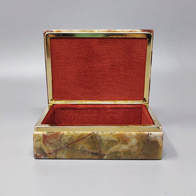 1960er Jahre Gorgeous Box in Onyx. Hergestellt in Italien im Angebot 1