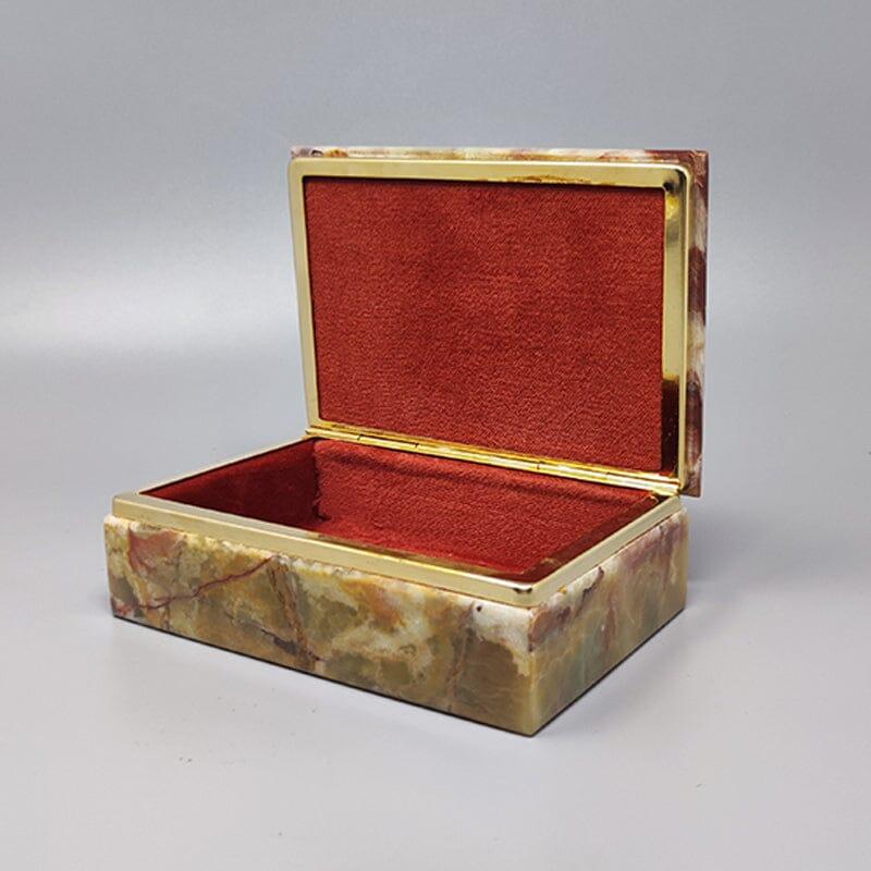 1960er Jahre Gorgeous Box in Onyx. Hergestellt in Italien im Angebot 2