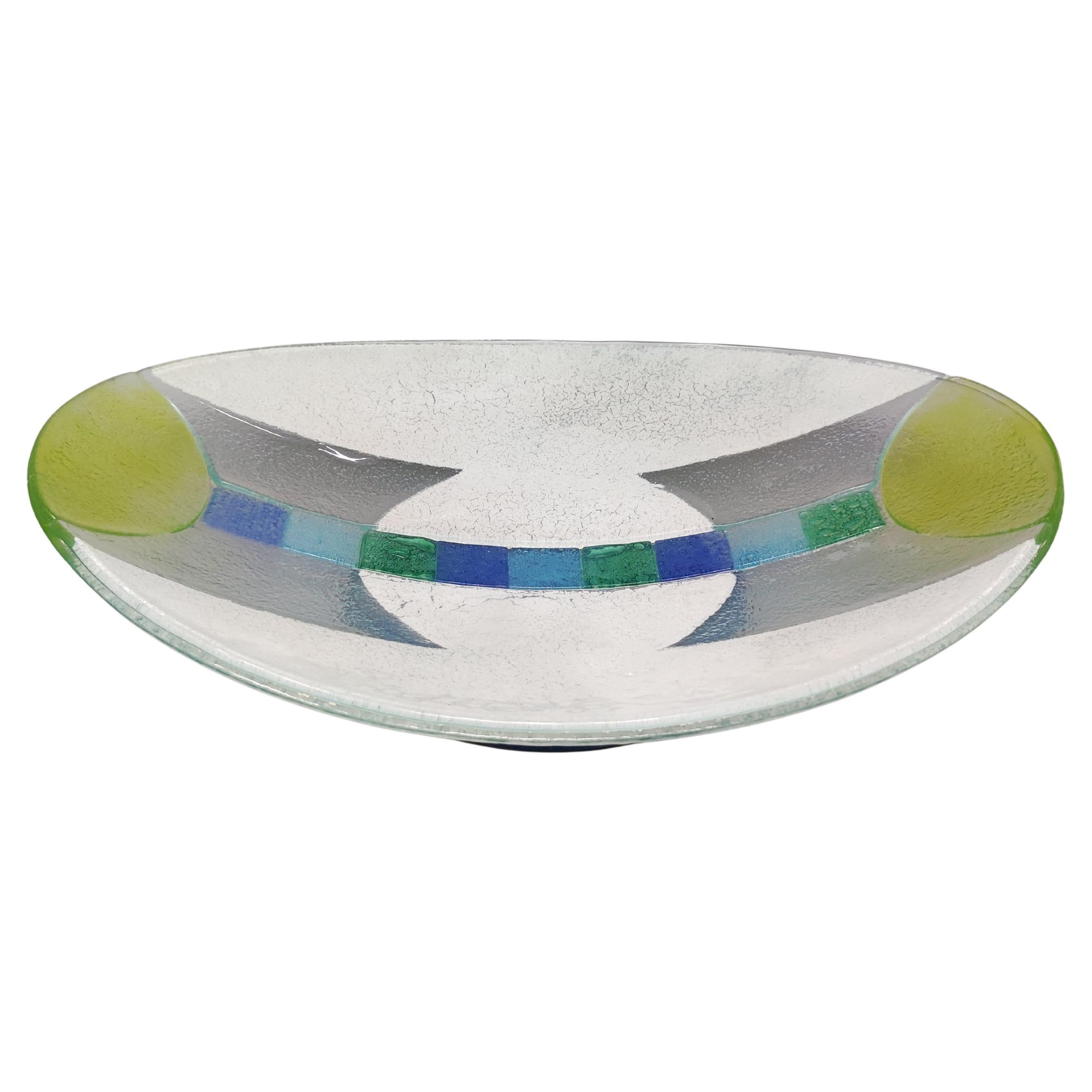 Precioso centro de mesa de los años 60 en cristal de Murano de Dogi, Made in Italy