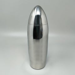 1960s Gorgeous Cocktail Shaker "Bullet" in Stainless Steel, Made in Italy