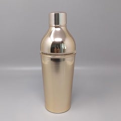 1960s Gorgeous Cocktail Shaker in Aluminum. Made in Italy