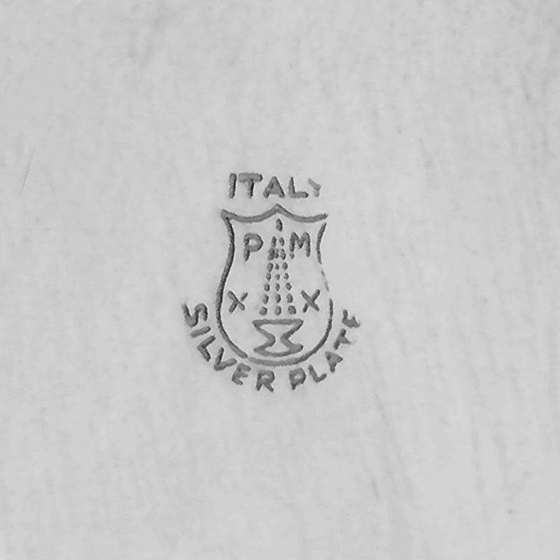 1960er Jahre Wunderschöner Cocktail Shaker aus versilbertem Stahl von P.M. Hergestellt in Italien im Zustand „Hervorragend“ im Angebot in Milano, IT