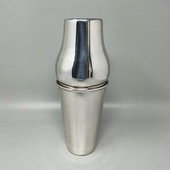 1960s Parisienne Cocktail Shaker, Stainless Steel, Made in France