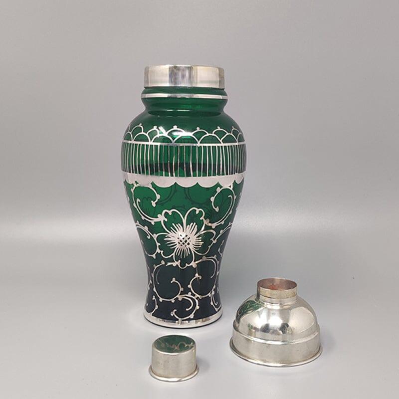 1960 Splendido set di shaker per cocktail con sei bicchieri. Prodotto in Italia In condizioni ottime in vendita a Milano, IT