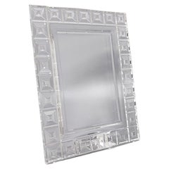 1960s Gorgeous Crystal Photo Frame by Rosenthal, Made in Germany