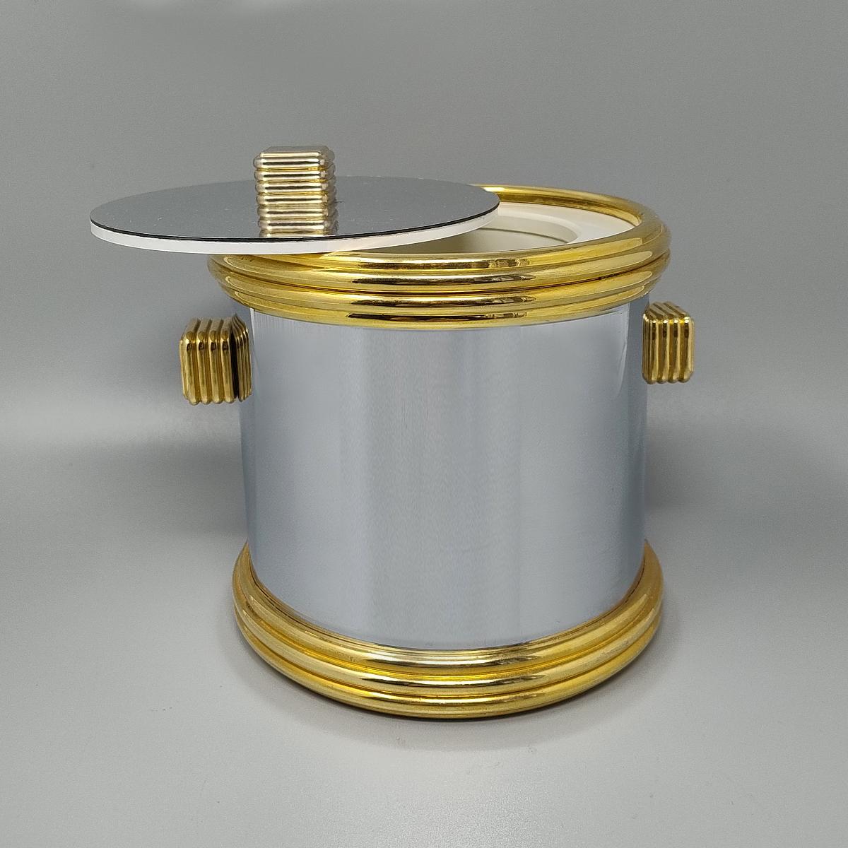 1960s Gorgeous Ice Bucket by Lancel. Made in France (Mitte des 20. Jahrhunderts) im Angebot