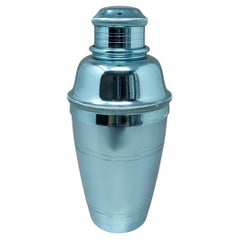 Magnifique shaker bleu clair des années 1960 par Lumium. Fabriqué en Angleterre