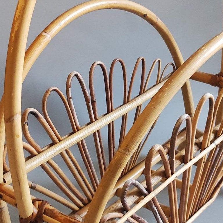 1960s Gorgeous Magazine Rack by Franco Albini, Made in Italy For Sale 1