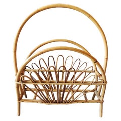 1960s Gorgeous Magazine Rack by Franco Albini, Made in Italy