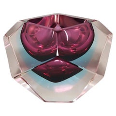 1960s Gorgeous Pink Ashtray or Catchall by Flavio Poli for Seguso