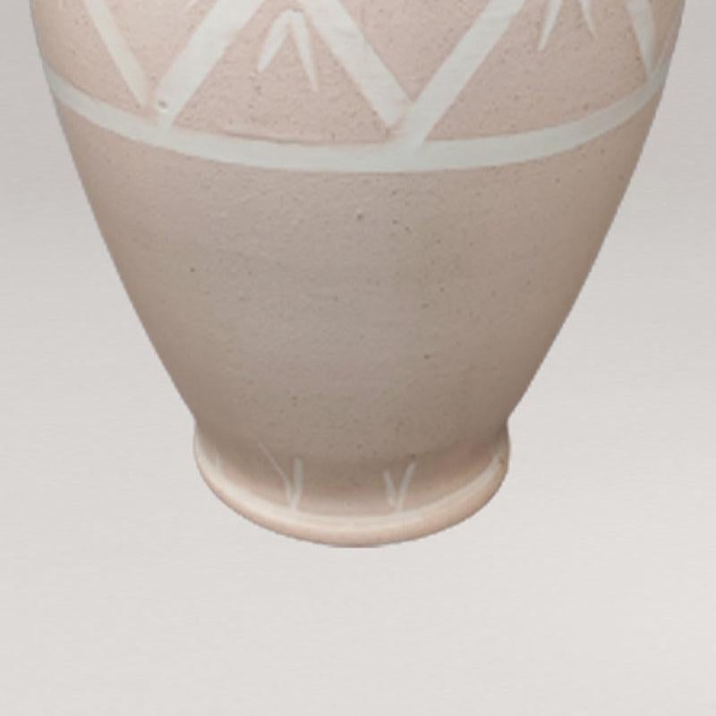 1960s Gorgeous Pink Vase in Ceramic by Deruta, Handmade Made in Italy In Excellent Condition For Sale In Milano, IT